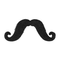 Veľký samolepiaci retro fúzik